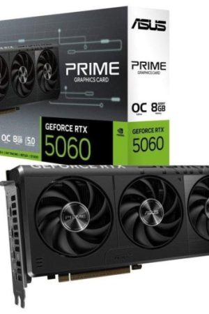 Tarjeta Gráfica ASUS PRIME GeForce RTX 5060 OC Edition 8GB GDDR7 Reflex 2 RTX AI DLSS4