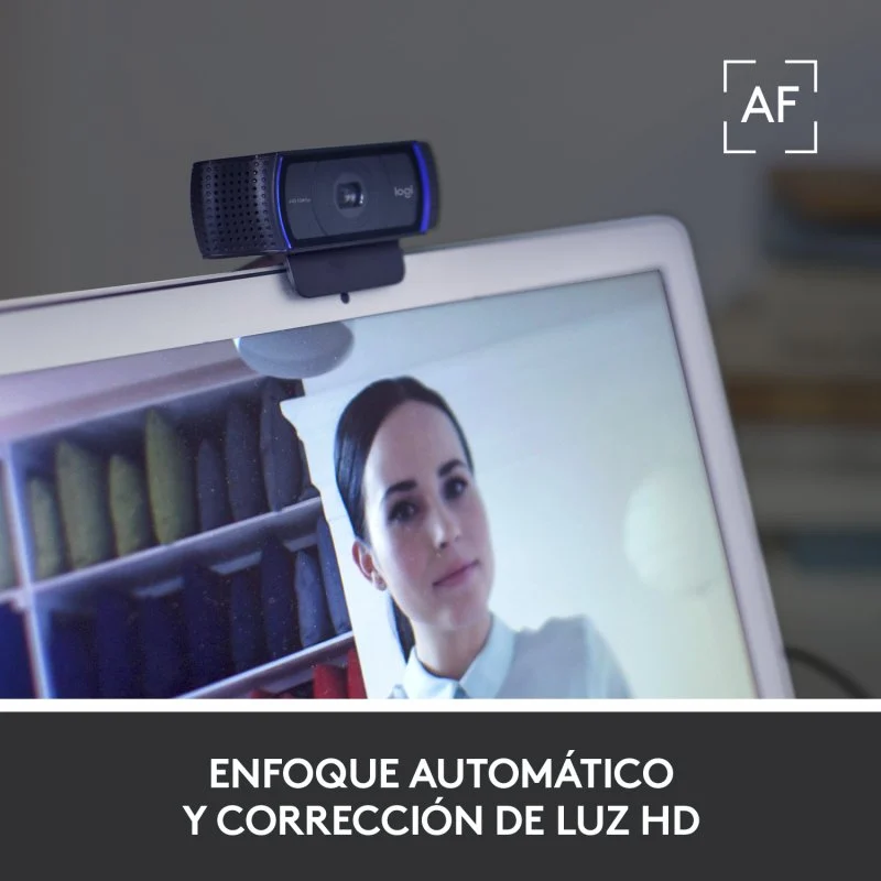 Logitech C920s Pro Webcam Full HD 1080p/30fps con Corrección de Iluminación Automática - Imagen 3